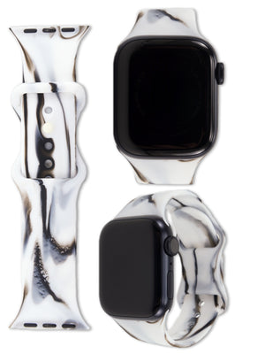 The Loopy Cases White Marble Watchband.