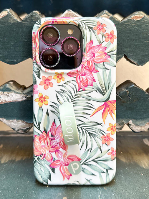 A Tropical Blooms Loopy Case.|| feature-media