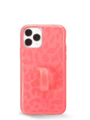 The iPhone 11 Pro Coral Leopard Loopy Case.