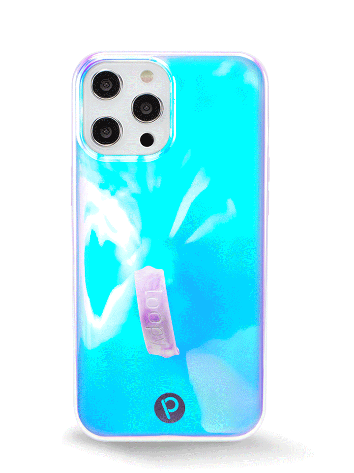The iPhone 12 Pro Max Violet Quartz Loopy Case.