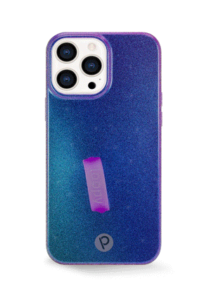 The iPhone 13 Pro Max Supernova Shimmer Loopy Case.
