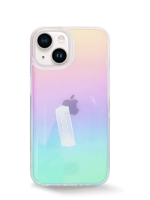 The iPhone 14 Clear Opal Loopy Case.