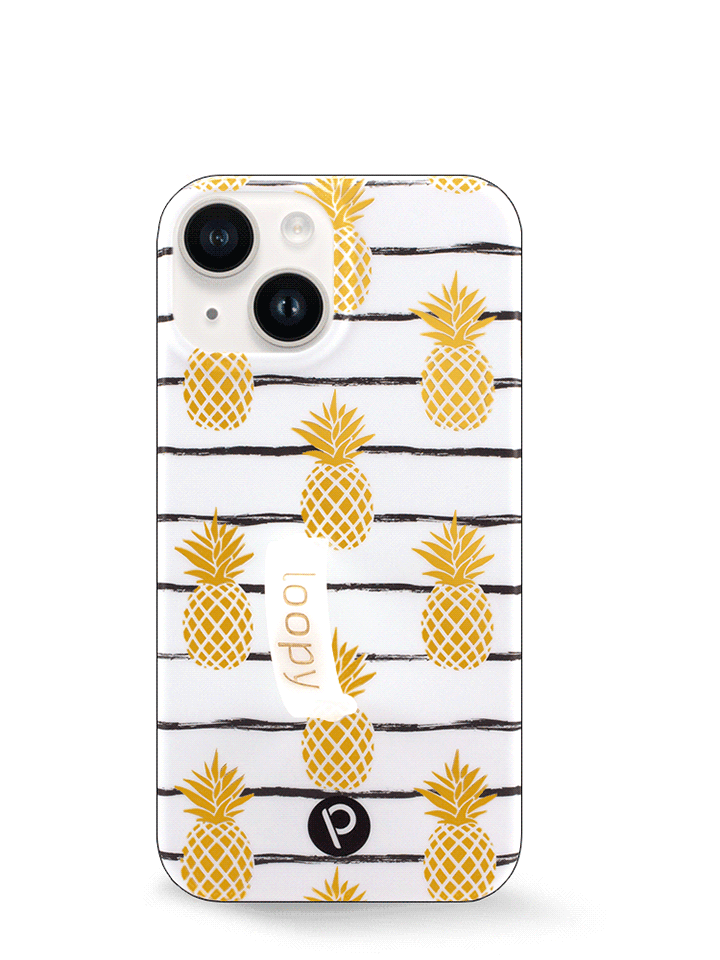 The iPhone 14 Pineapple Loopy Case.