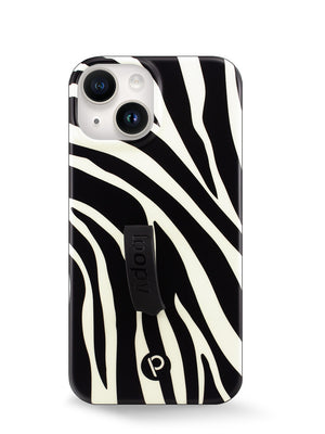 The iPhone 14 Zebra Loopy Case.