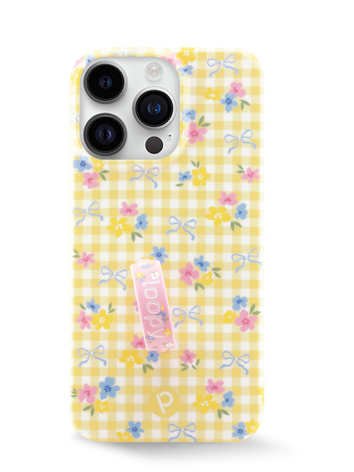 The iPhone 14 Pro Max Buttercup Blossom Loopy Case.