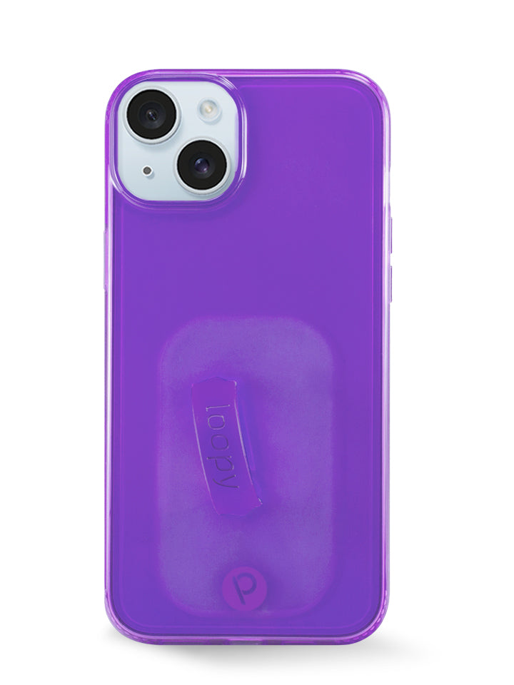 Clear Neon Purple