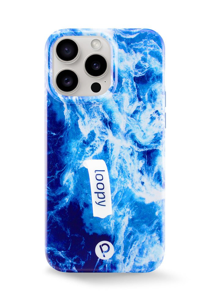 The iPhone 15 Pro Max Ocean Loopy Case.