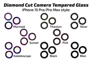 Diamond Cut Camera Tempered Glass