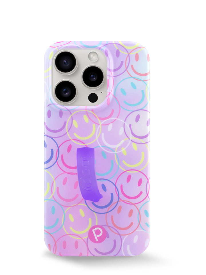 The iPhone 15 Pro Smileys Loopy Case.