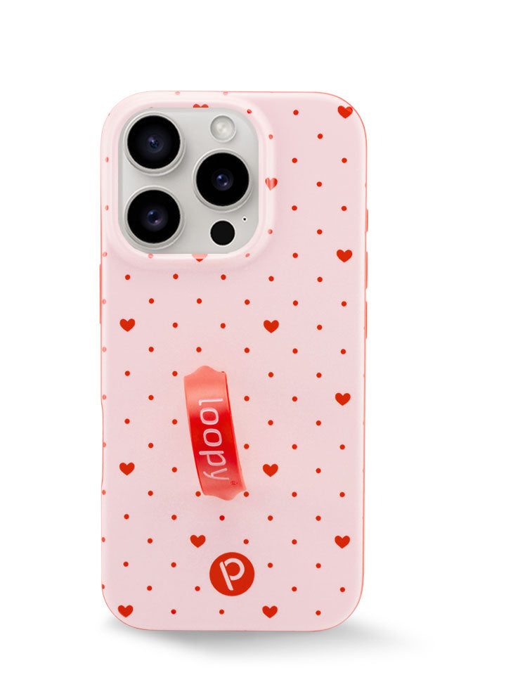 The iPhone 16 Pro Be Mine Loopy Case.