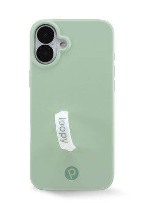 The iPhone 16 Plus Sage Loopy Case.