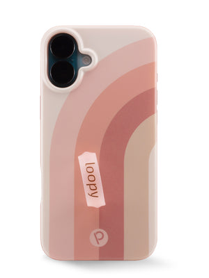 The iPhone 16 Plus Terracotta Dream Loopy Case.