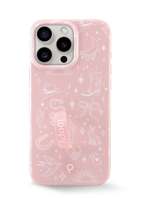 The iPhone 16 Pro Max Cowgirl Charm Loopy Case.