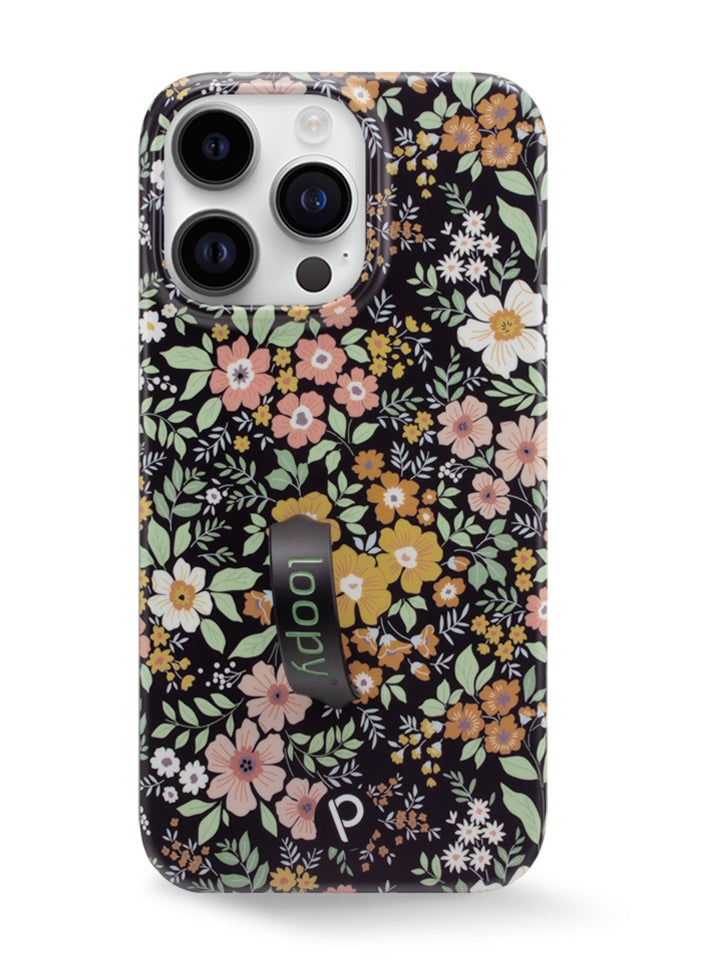 The iPhone 16 Pro Max Vintage Blooms Loopy Case.