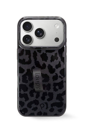 The iPhone 17 Pro Midnight Leopard Loopy Case.