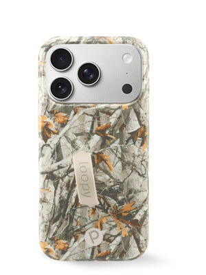 The iPhone 17 Pro Tree Camo Loopy Case.