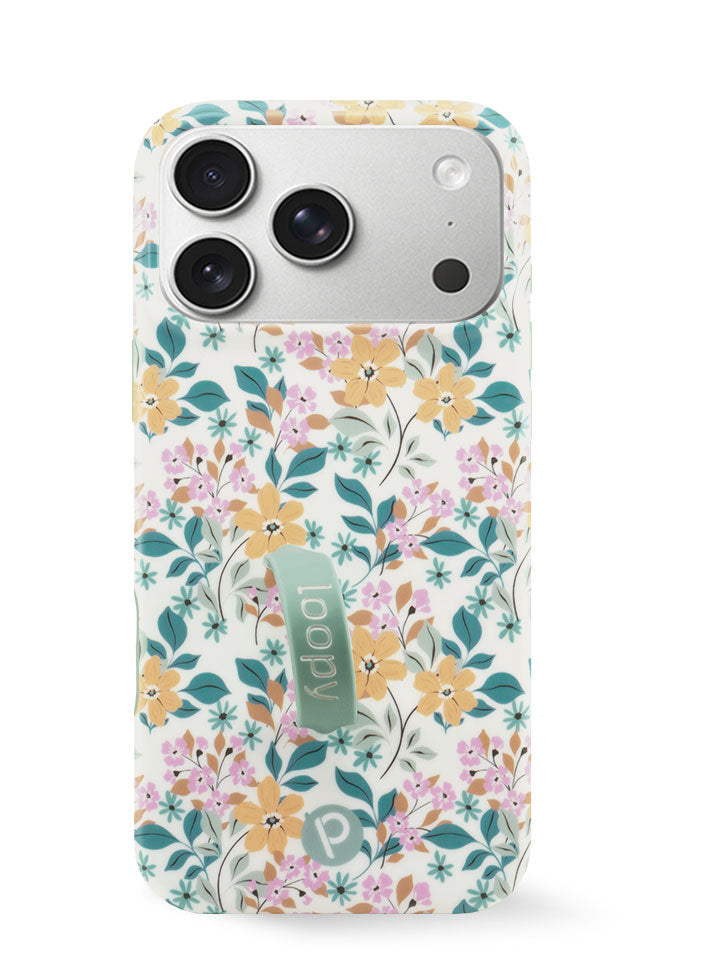 The iPhone 17 Pro Max Apricot Blooms Loopy Case.
