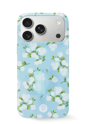 The iPhone 17 Pro Max Hydrangeas Loopy Case.