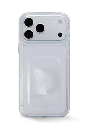 The iPhone 17 Pro Max Matte Clear Loopy Case.