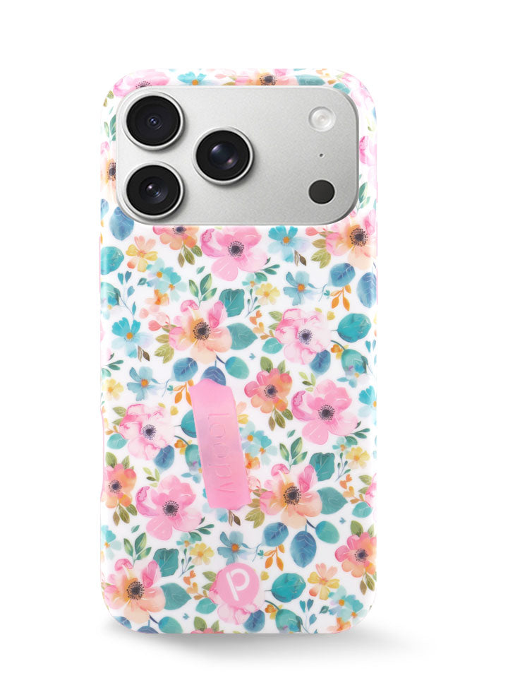 The iPhone 17 Pro Max Pastel Petals Loopy Case.