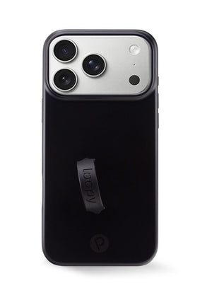 The iPhone 17 Pro Max Stealth Black Loopy Case.