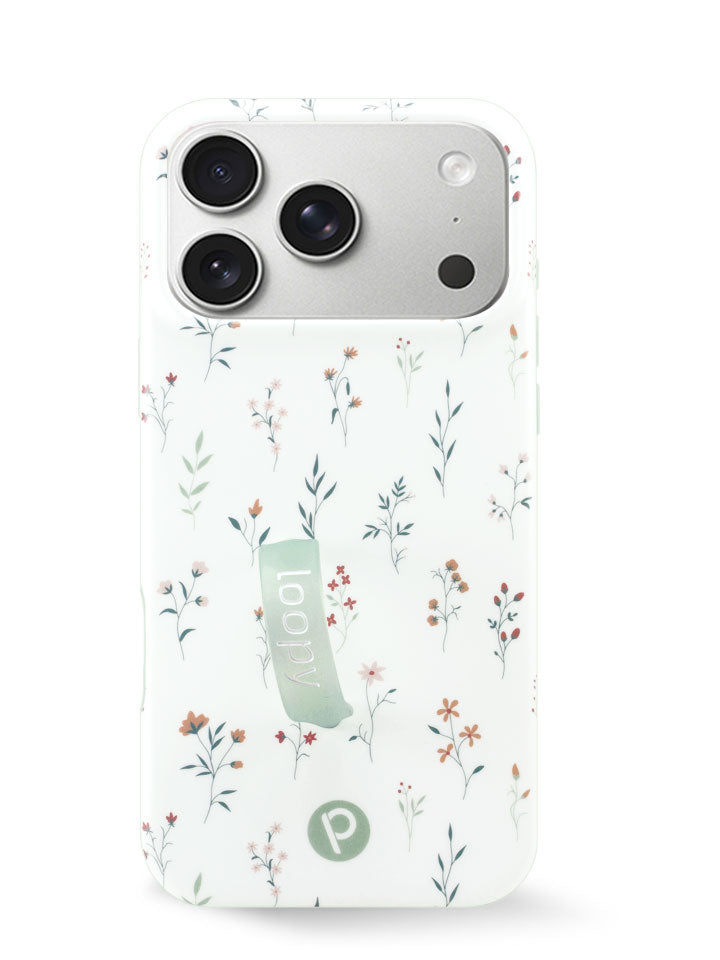 The iPhone 17 Pro Max Whispering Wildflowers Loopy Case.