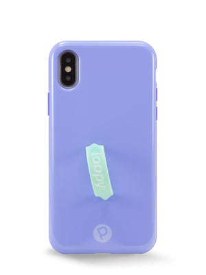 The iPhone X/Xs Periwinkle Loopy Case.