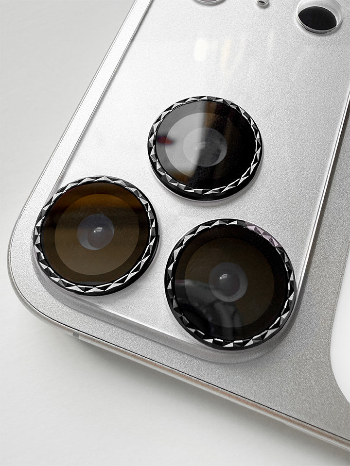Full Coverage Diamond Cut Camera Tempered Glass