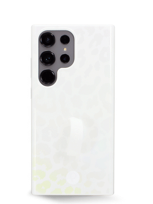 The Samsung Galaxy S23 Ultra Opal Leopard Loopy Case.