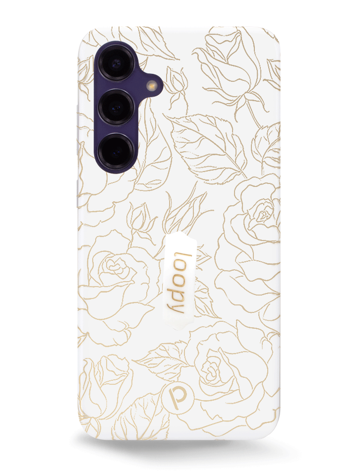 The Samsung Galaxy S24 Plus Enchanted Rose Loopy Case.