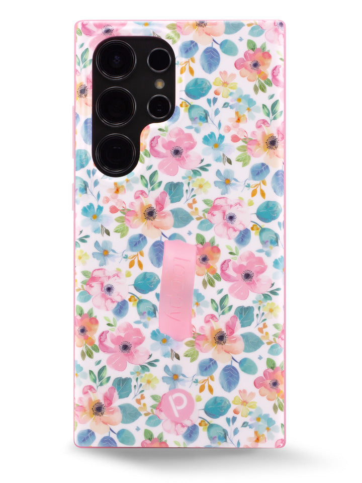 The Samsung Galaxy S24 Ultra Pastel Petals Loopy Case.