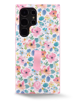 The Samsung Galaxy S24 Ultra Pastel Petals Loopy Case.
