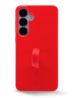 The Samsung Galaxy S25 Plus Red Loopy Case.