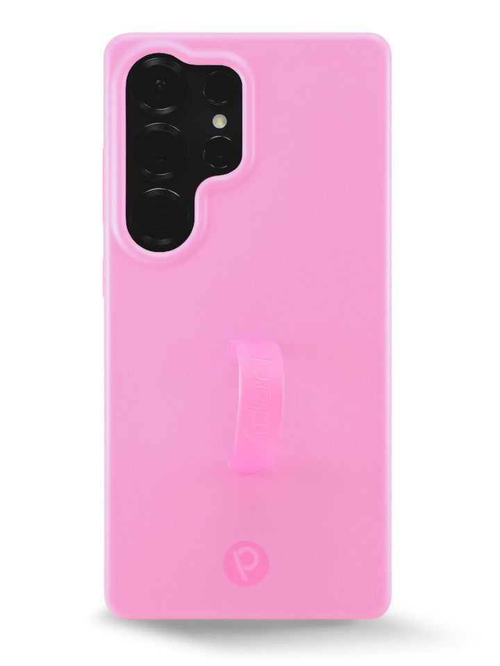 The Samsung Galaxy S25 Ultra Berry Pink Loopy Case.
