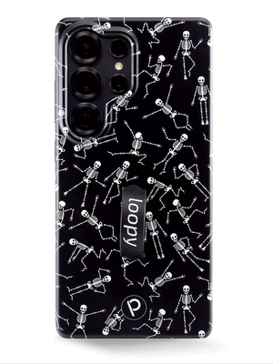 The Samsung Galaxy S25 Ultra Boogie Bones Loopy Case.