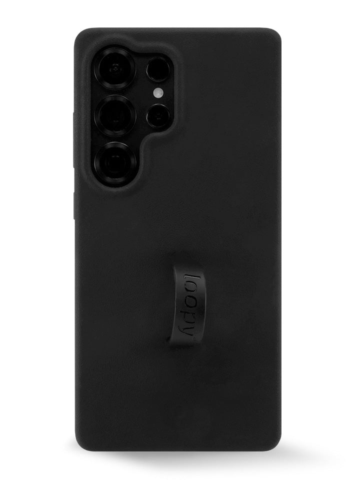 The Samsung Galaxy S25 Ultra Onyx Loopy Case.