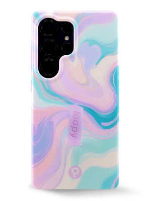 The Samsung Galaxy S25 Ultra Sherbet Swirl Loopy Case.