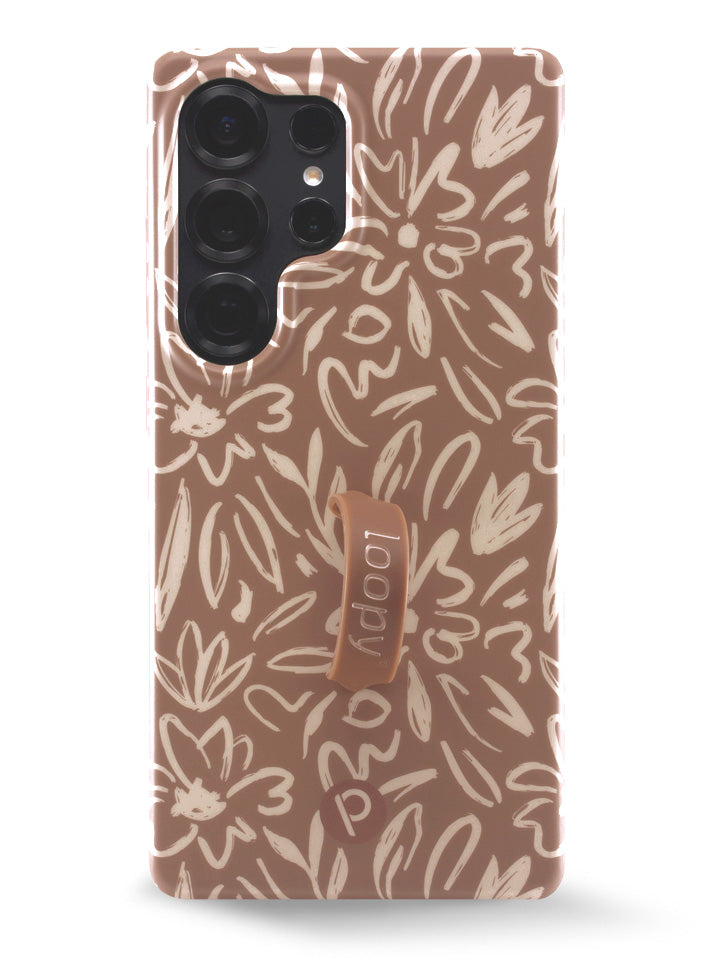 The Samsung Galaxy S25 Ultra Sienna Sketches Loopy Case.