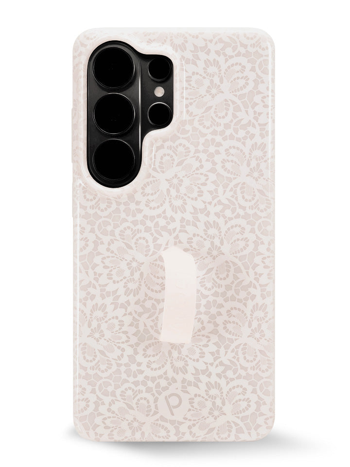 The Samsung Galaxy S26 Ultra Lovely Lace Loopy Case.