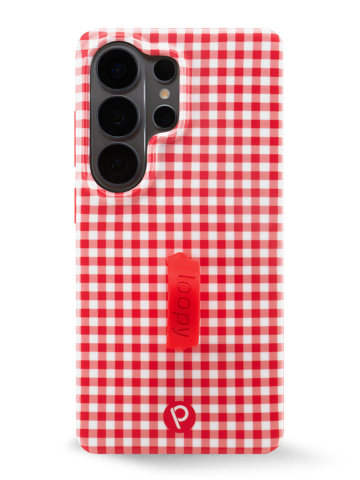 The Samsung Galaxy S26 Ultra Picnic Check Loopy Case.