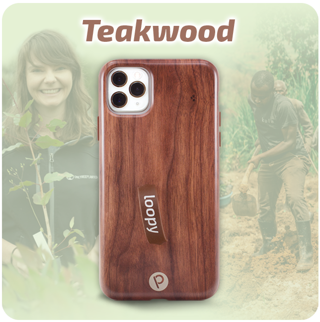 Loopy Cases Teakwood
