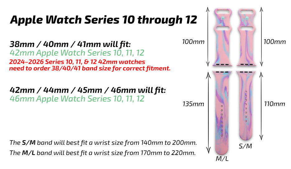 Sizing Guide for Apple Watch Bands