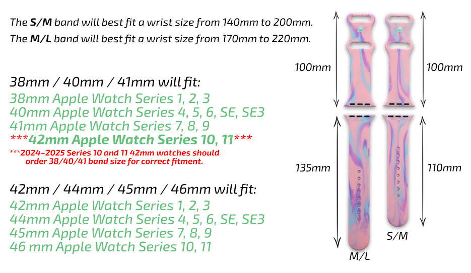 Sizing Guide for Apple Watch Bands