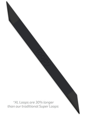 The Loopy Cases XL Black with Black Text Super Loop.
