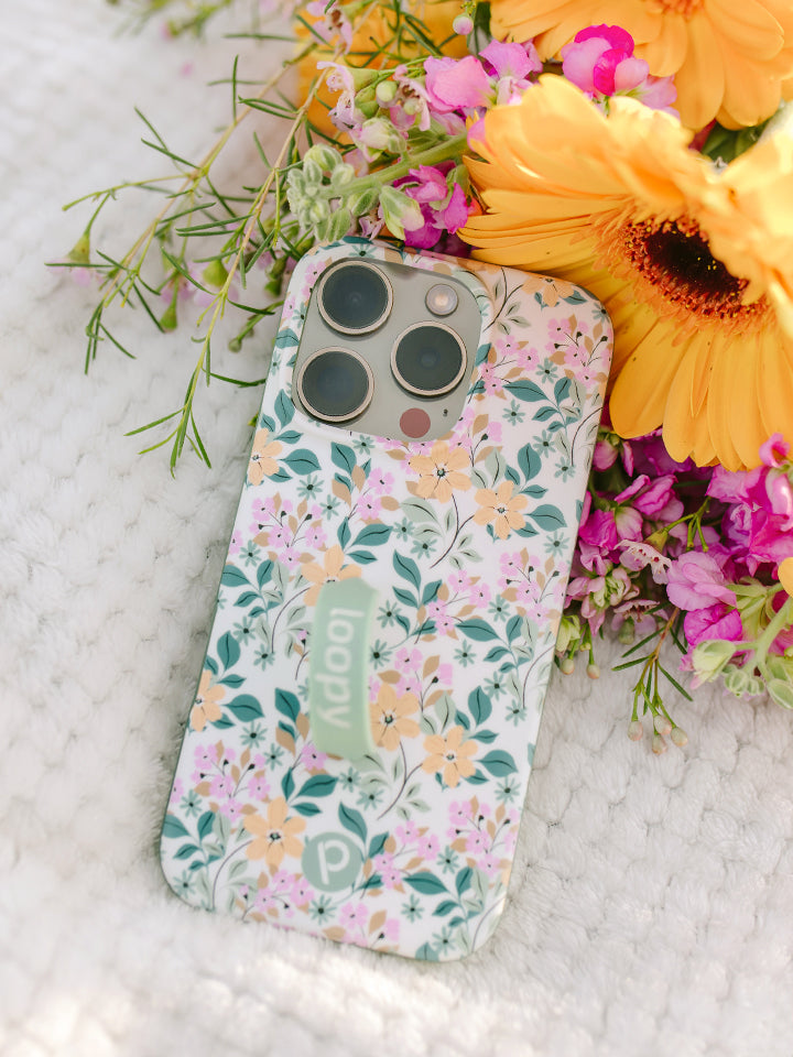 An Apricot Blooms Loopy Case. || feature-media
