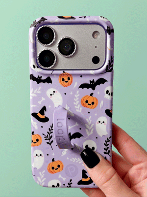 A gif of a Boo Crew Loopy Case to show the glow in the dark feature. || feature-media