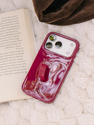 A Dark Cherry Loopy Case. || feature-media