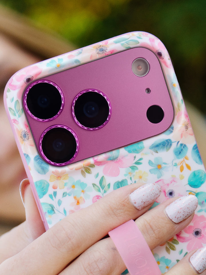 A Loopy Cases Frozen Berry Solid Full Camera Tempered Glass. || feature-media