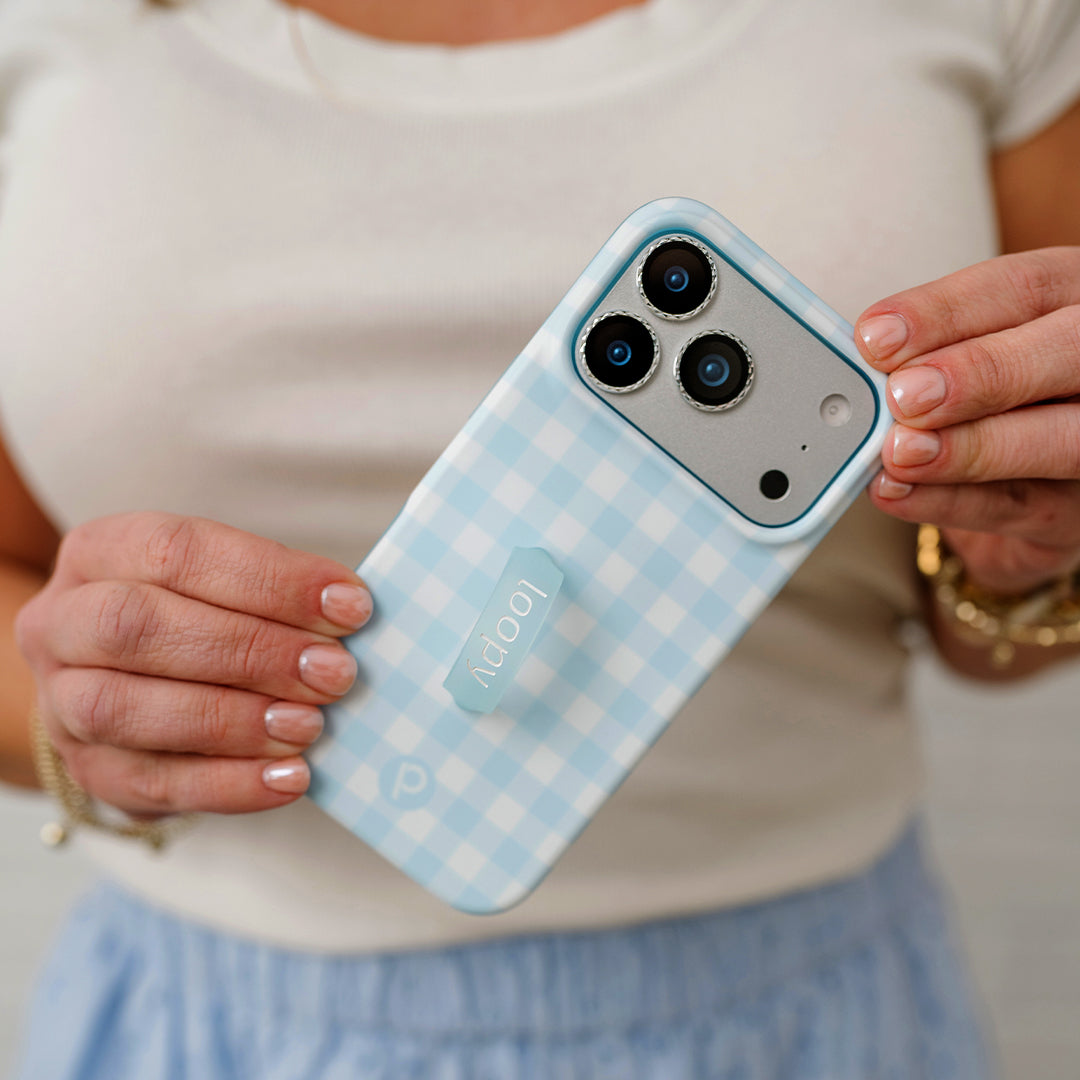 Loopy Cases - Blue Gingham Lookbook – Loopy®Cases