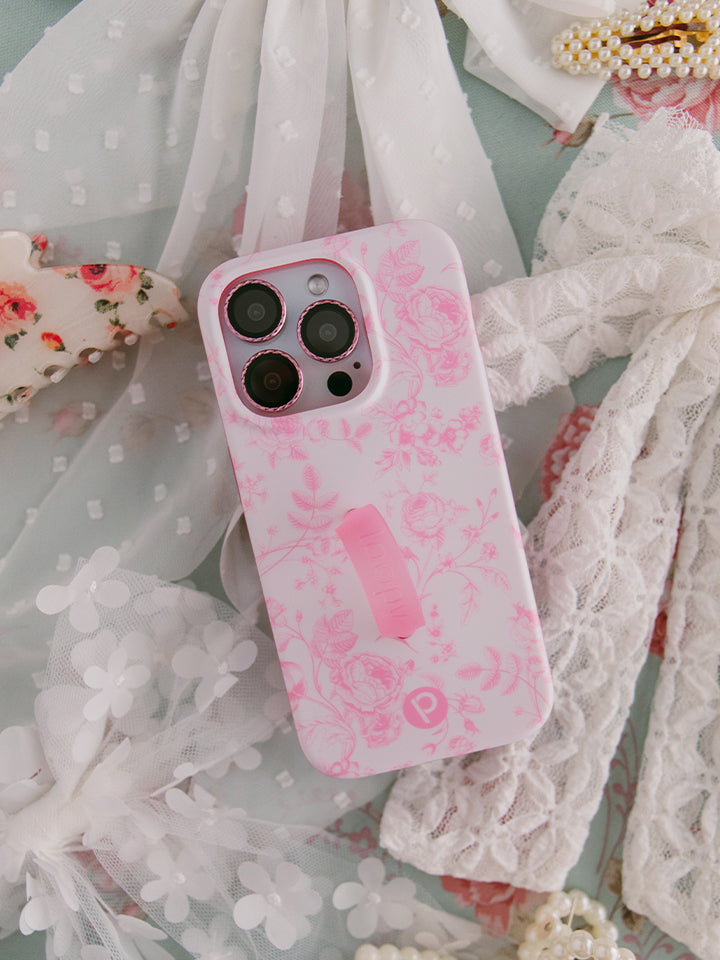 Loopy Cases - Pink Toile – LoopyCases®